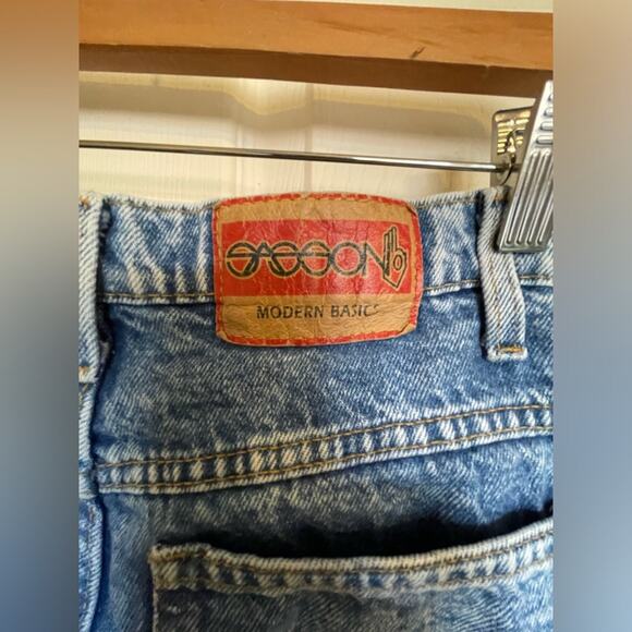 Sasson Modern Basics Vintage 90's High Waisted Mom Jeans Acid Washed Size 12 - Picture 7 of 15